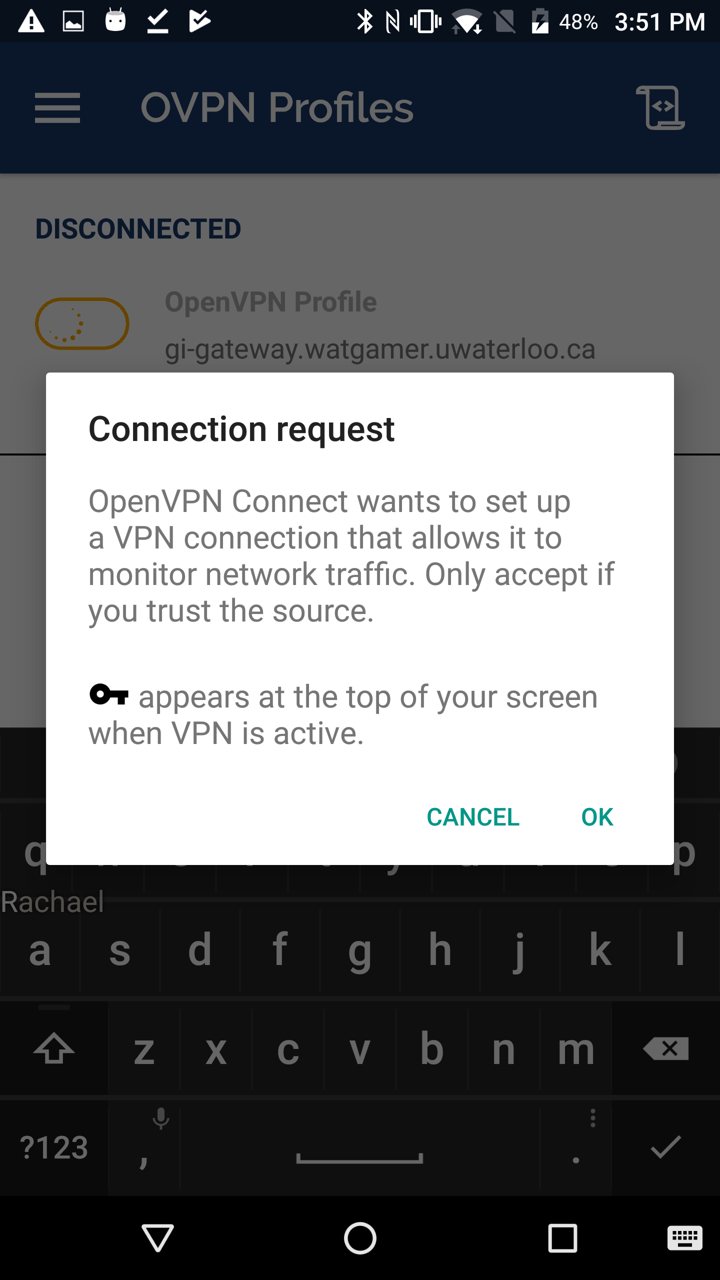 OpenVPN for Android Landing