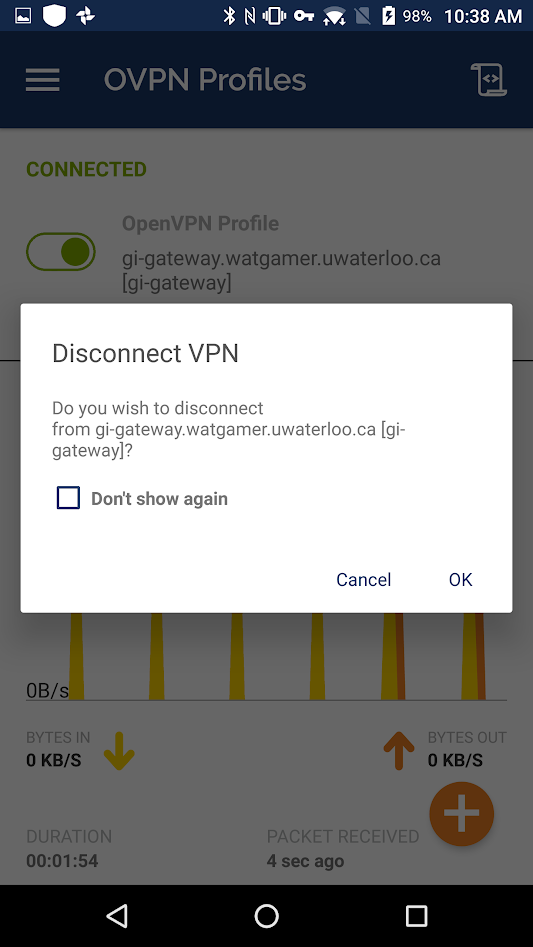 disconnect vpn