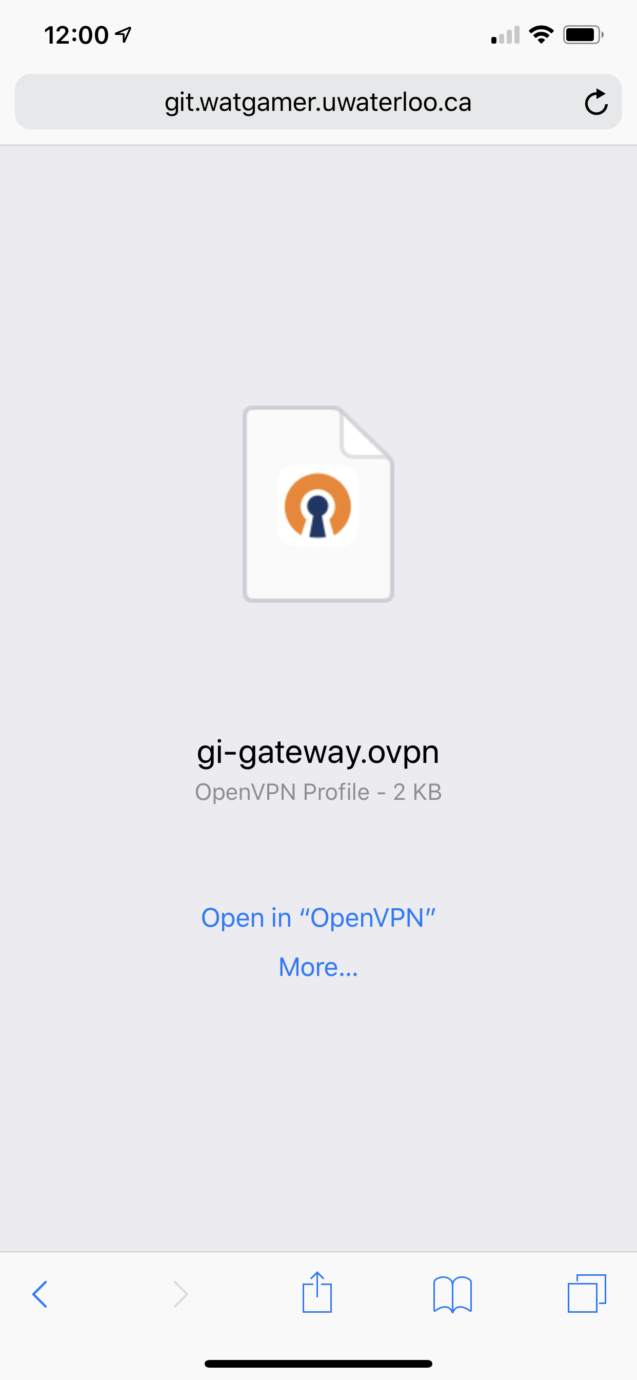 OpenVPN Config File - OpenVPN Connect